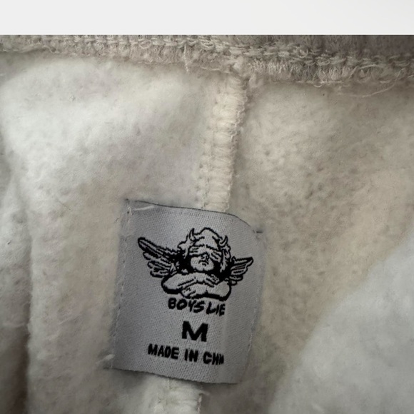 Boys Lie Beige Graphic Sweats - Picture 4 of 4